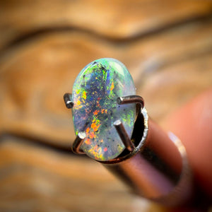 0.25cts - Lightning Ridge Semi Black Opal