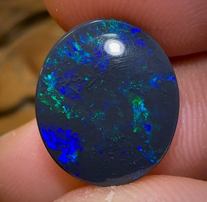 7.4cts - Australian Black Opal from Lightning Ridge - Opal Whisperers