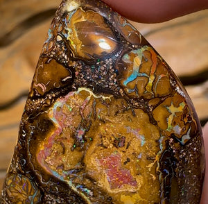 133.3cts - Tribal Queensland Boulder Opal from Yowah - Opal Whisperers