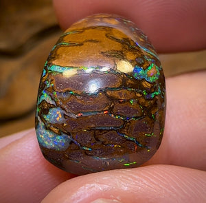 27.8cts - Yowah Nut Tribal Opal. Australian Boulder Opal - Opal Whisperers