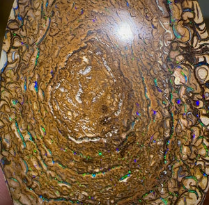 157.8cts - Yowah Nut Opal Matching Pair. Tribal Pattern - Opal Whisperers