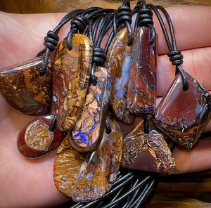 10x Drilled Yowah Boulder Opals. Bulk Wholesale Dealers Package BARGAIN - Opal Whisperers