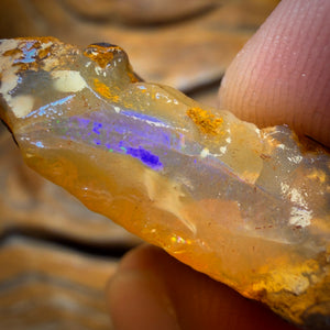 🔨 AUCTION 🔨 50.8cts - Yowah Nut Crystal Centre Opal Rough Piece