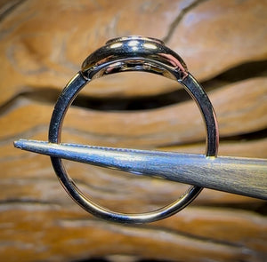 Sterling Silver - South Australian Crystal Opal Ring