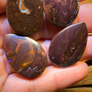 140.3cts - 4x Australian Tribal Boulder Opal’s. Wholesale Parcel