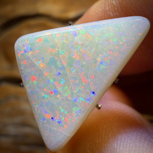 Wild Card! 6.1cts - Big and Cheap! South Australian White Opal from Coober Pedy Inclusions