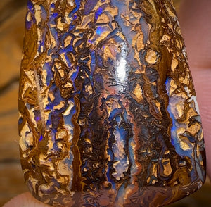 58.1cts - Blonde/Tan Tribal Yowah Nut Opal. Double Sided!