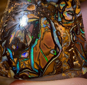 120.5cts - Top Tribal Queensland Boulder Opal. Huge Thick Rare Specimen