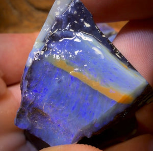 🔒 I’ve Got the Blues Collection 175.3cts - 3x Australian Boulder Seam Opal Rough Parcel