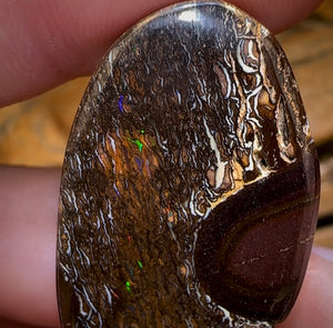 176.3cts - Wow Tribal Boulder Australian Opal Pair. - Opal Whisperers