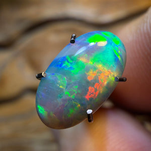1.25cts - Lightning Ridge Black Crystal Opal