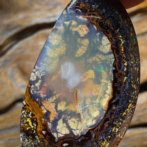 TGIF 42.4cts - Rare Partial Yowah Nut Crystal Centre Opal