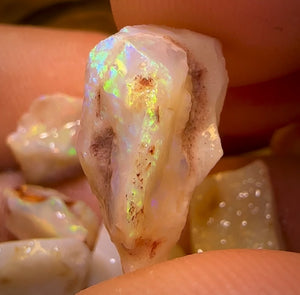 48.7cts - 9x South Australian Rare Mintabie Opal Rough Parcel