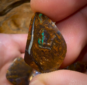 165cts - 8x Koroit Nut Rubs. Australian Boulder Opal - Opal Whisperers