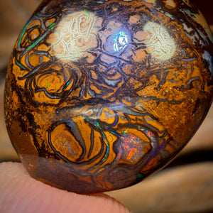 32.3cts - Tribal Yowah Nut Opal. Australian Opal