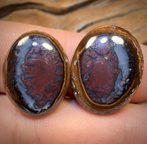 28.3cts - Yowah Nut Kernel Opal Pair BARGAIN