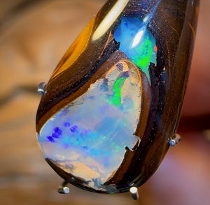 7.8cts - RARE Yowah Nut Crystal Centre Opal