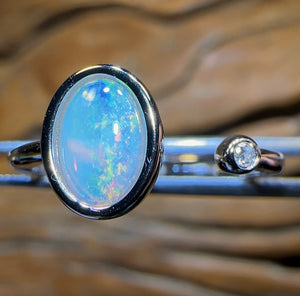 🔒Sterling Silver - WHOLESALE 9 PIECE RING PARCEL. Solid South Australian Opal Jewellery