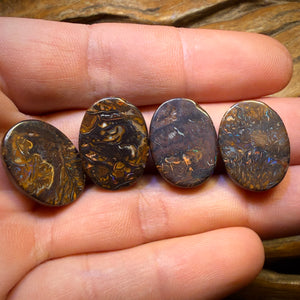 74.5cts - 4x Australian Tribal Boulder Opal’s. Wholesale Parcel