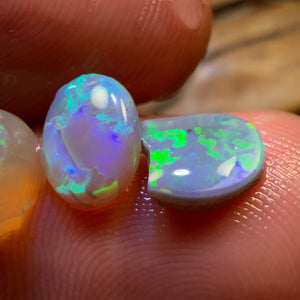3.2cts - 3x Lightning Ridge Opal Rubs Parcel