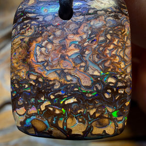 24 x 20mm - Drilled Tribal Queensland Boulder Opal Necklace