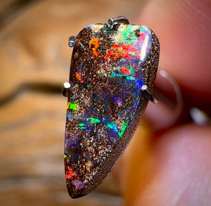 Auction Fall-Through = Your Gain! 🔥 Now More Than 50% Off RRP 🚨 2.1cts - Queensland Boulder Seam Opal Red Fire Multi