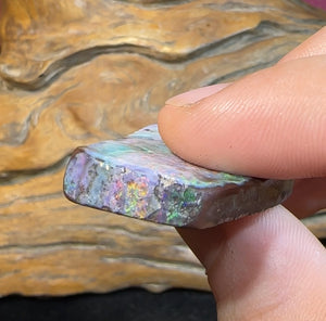138.8 cts - Boulder Opal Rough Rub Preform - Opal Whisperers
