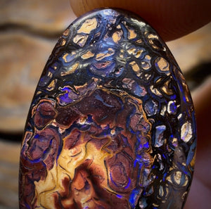 24.6cts - Tribal Australian Boulder Opal from Koroit