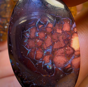 🔒 149.4cts - 5x Australian Tribal Boulder Opal’s. Wholesale Dealers Parcel