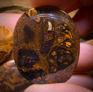 76.2cts - 3x Australian Tribal Boulder Opal’s. Wholesale Dealers Parcel