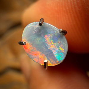 🔨 AUCTION 🔨 Reserve 💎 High Roller Banger Auction 💎 0.4cts - Lightning Ridge Red on Black Opal