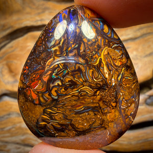 104.4cts - Tribal Yowah Nut Opal. Australian Opal