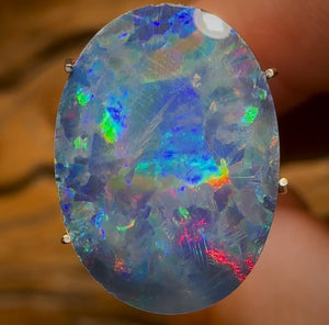 4.9cts - Lightning Ridge Black Opal Doublet