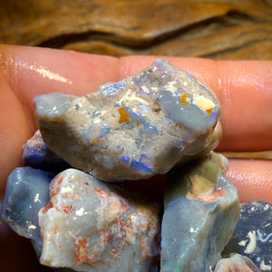 276,1 ct – 12x Lightning Ridge Opal-Rohpaket