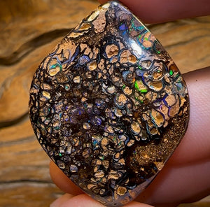 93.2cts - Yowah Nut Tribal Opal. Double Sided - Opal Whisperers