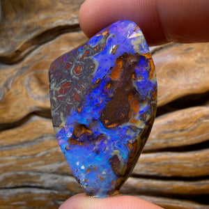 121.9cts - Tribal Yowah Nut Opal Rough Rub