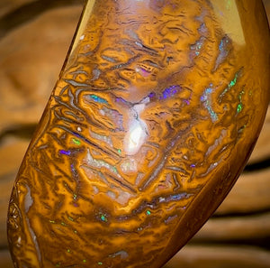 68.8cts - Tan Tribal Queensland Boulder Opal from Yowah