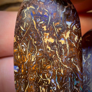 68.1cts - Tribal Queensland Boulder Opal Matching Pair