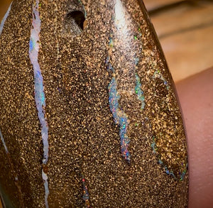 Auction Fall-Through = Your Gain! 🔥 Now More Than 50% Off RRP 🚨 No Reserve 43 x 23mm - Drilled Australian Boulder Opal