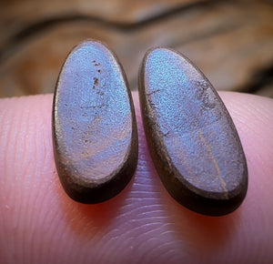 2.61cts - Australian Boulder Opal Doublet Pair