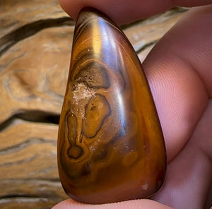 80.4cts - “Nessie” Yowah Nut Kernel Opal Picture Stone, Australian Opal - Opal Whisperers