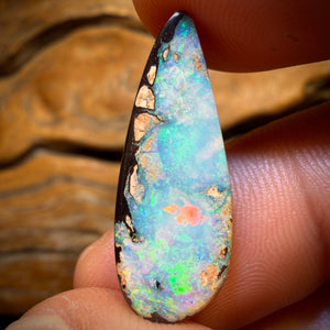 14.5cts - Yowah Nut Crystal Centre Opal. Australian Boulder Opal