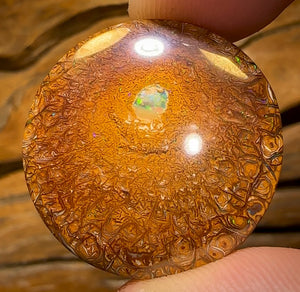 40.7cts - “Tribal Eye 1” Yowah Nut Tribal Kernel Opal. Double Sided!