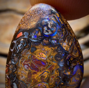 29.5cts - Tribal Queensland Boulder Opal from Koroit