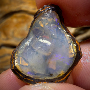 15.1cts - Yowah Nut Crystal Centre Opal Rough Piece