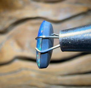 1cts - Lightning Ridge Black Opal Doublet - Opal Whisperers