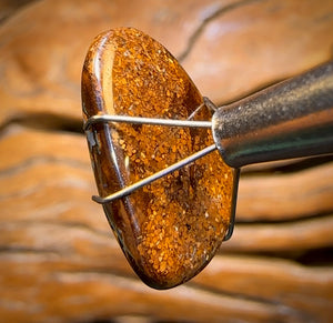 13.1cts - RARE Yowah Nut Crystal Centre Opal