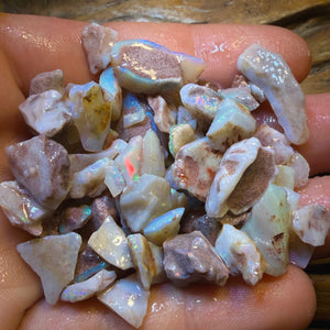 158.7cts - 50+ South Australian White Opal Rough Parcel
