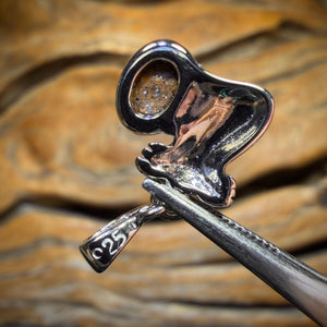 Sterling Silver - Australian Boulder Opal Doublet Pendant