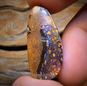 28.3cts - Tribal Yowah Nut Opal. Australian Opal